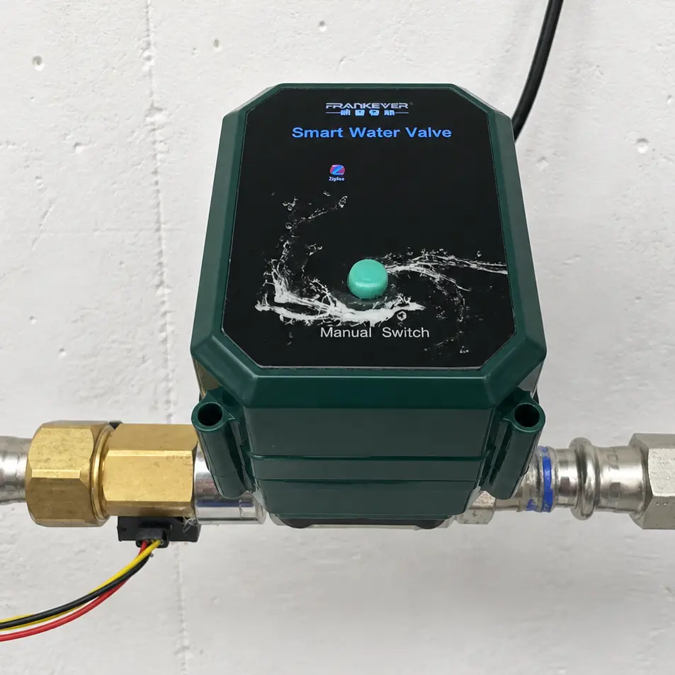 Fest integriertes Durchgangsventil am Beispiel des Frankever Smart Water Valve